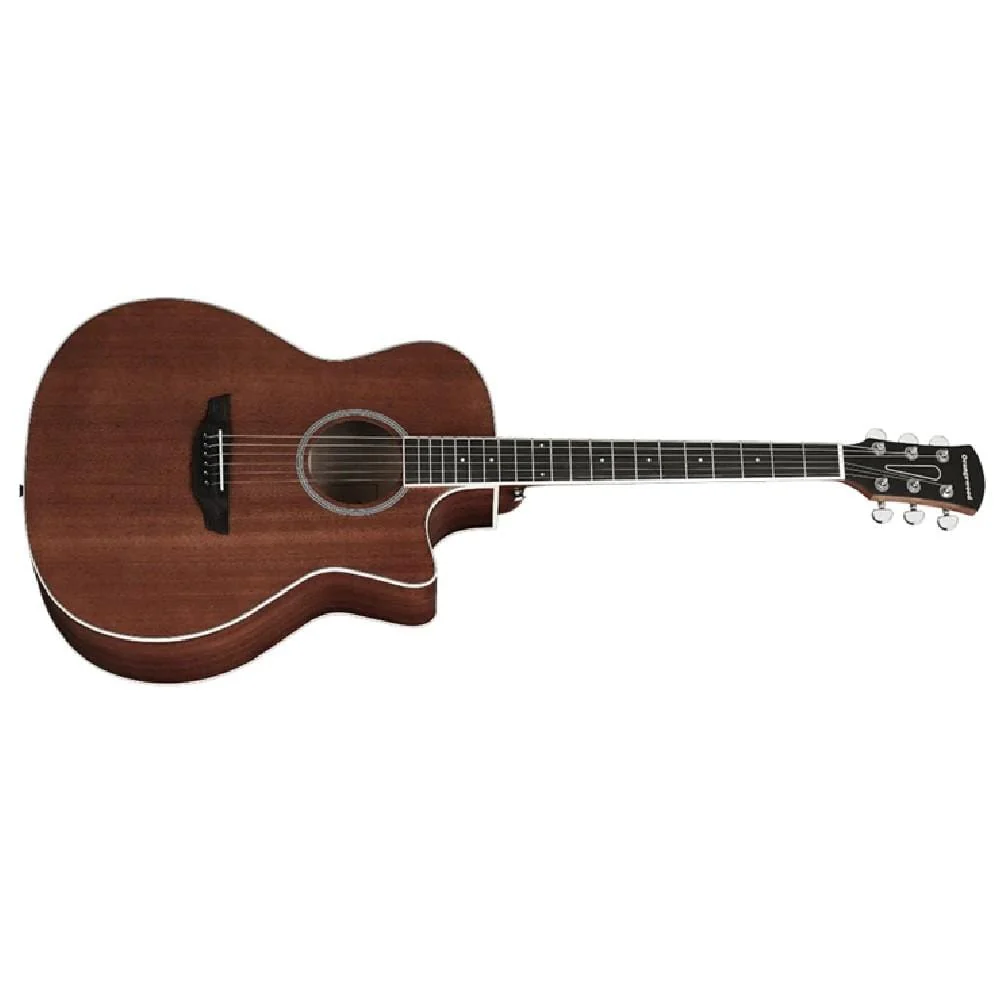 Orangewood Rey Grand Auditorium Cutaway Layered Mahogany Top Acoustic Guitar with Gigbag - Image 3