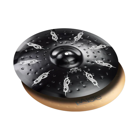 Paiste Black Alpha Joey Jordison Hyper Hats 14inch Hi-Hat Cymbal