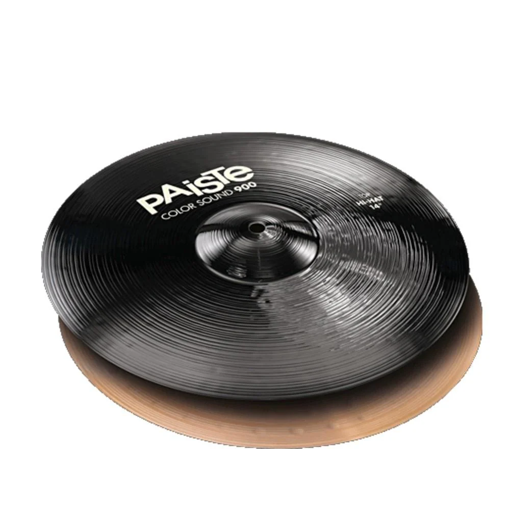 Paiste CS900 14 Inch Color Sound 900 Black Hi Hat Cymbals