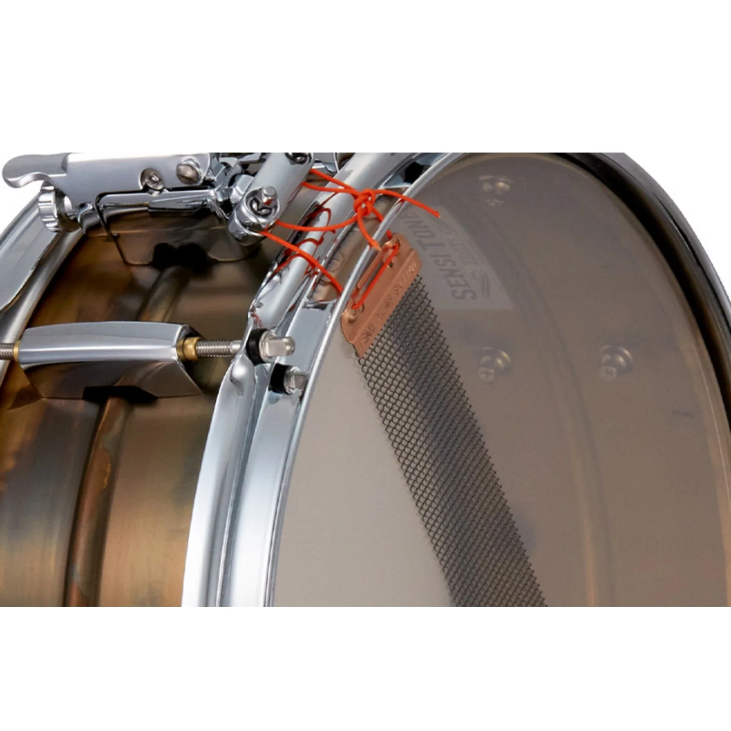 Pearl STA1465FBN 14" x 6.5" Sensitone Brass Snare Drum - Image 3