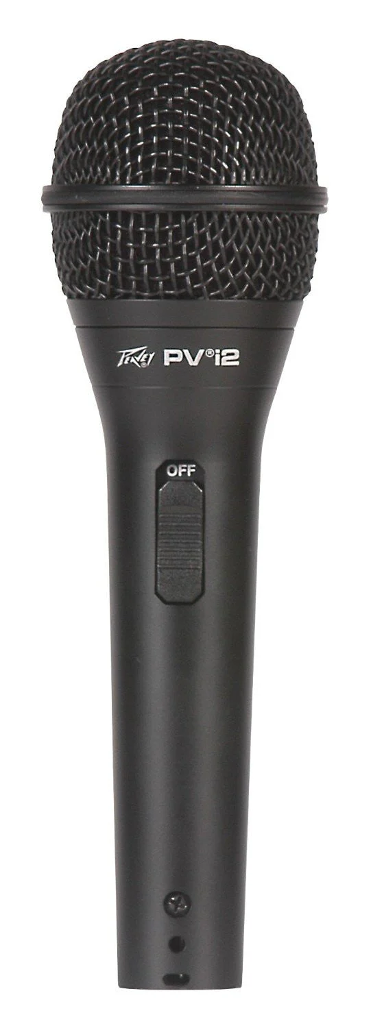 Peavey Pvi 2 Dynamic Vocal Cardiod Microphone with XLR Cable and Clip