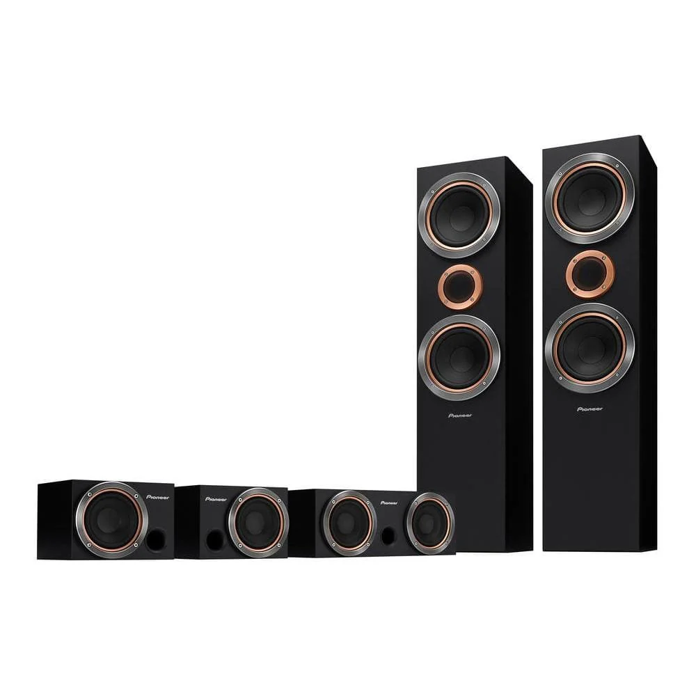 Pioneer S-RS55TB 660W RMS 5.0-CH Home Theater Speaker Package