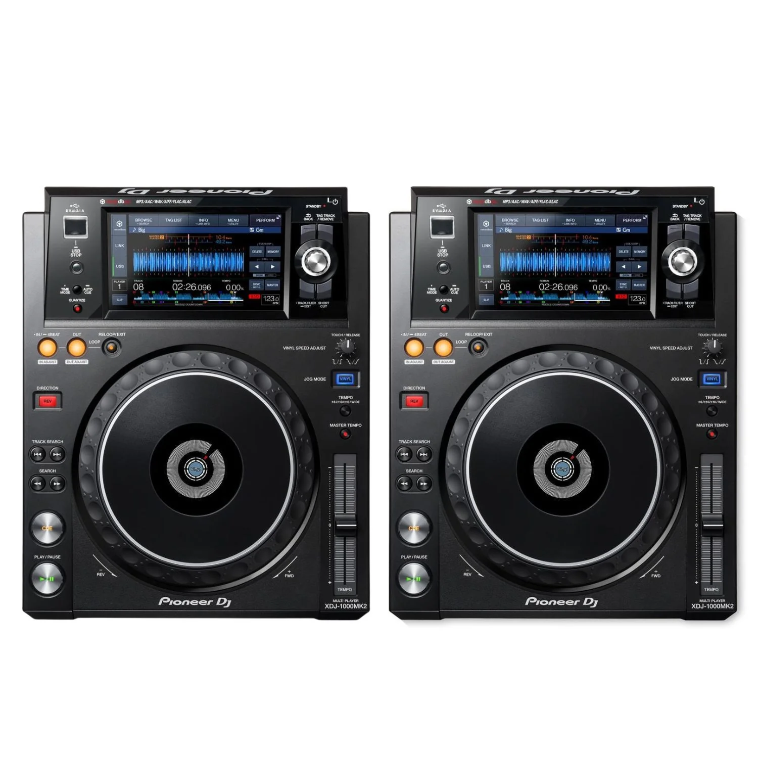 Pioneer XDJ-1000 MK2 High Performance Multi-Player DJ Controller Interface - Image 4