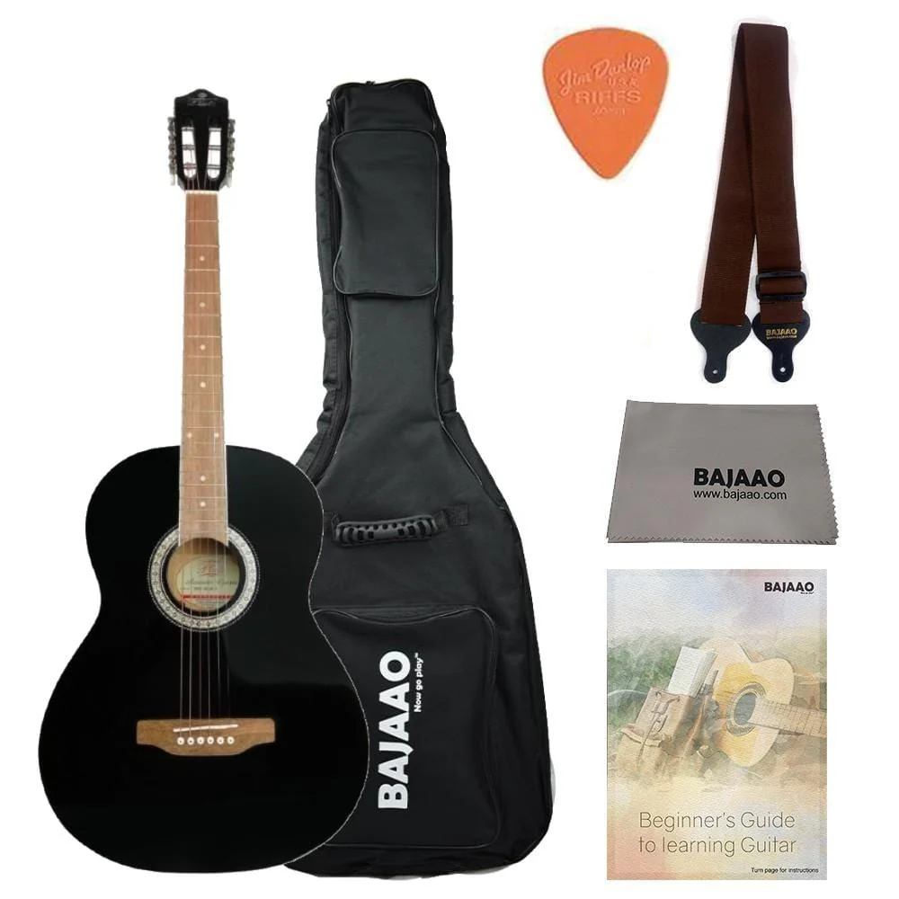 Pluto HW39-201P Electro Acoustic Guitar With Gigbag, Picks, Strap, Cloth & Ebook