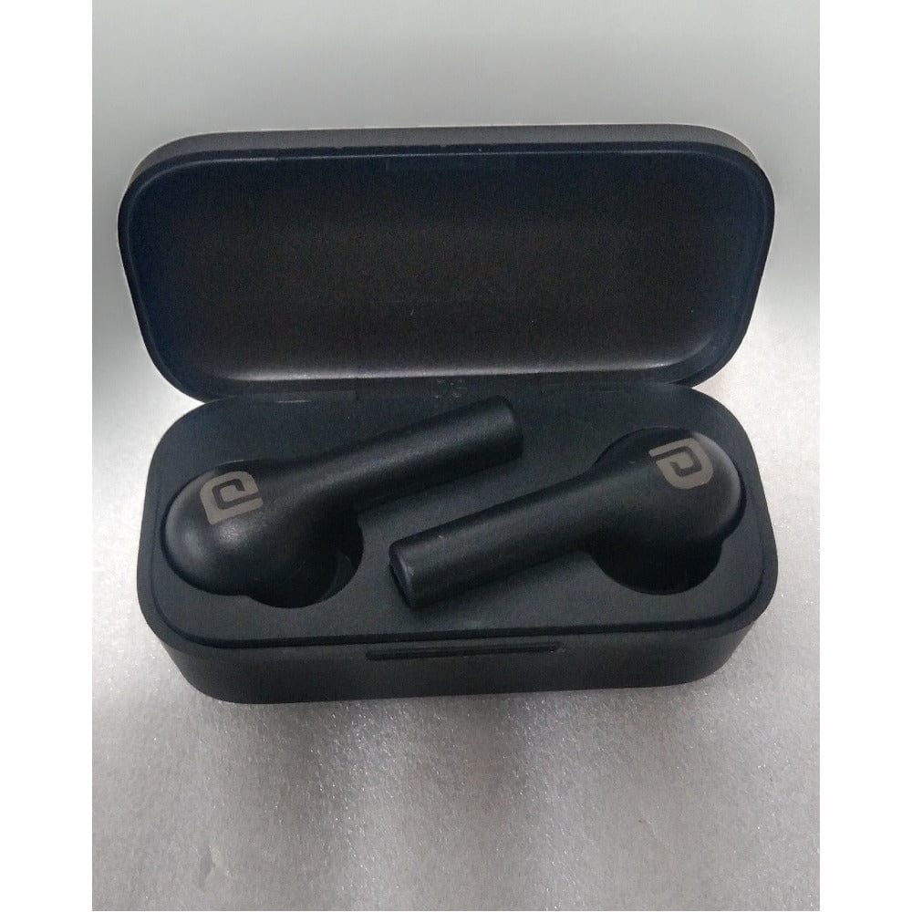 Portronics POR-1050 Harmonics Twins II True Wireless Stereo Bluetooth Earbuds- Black - Open Box B Stock