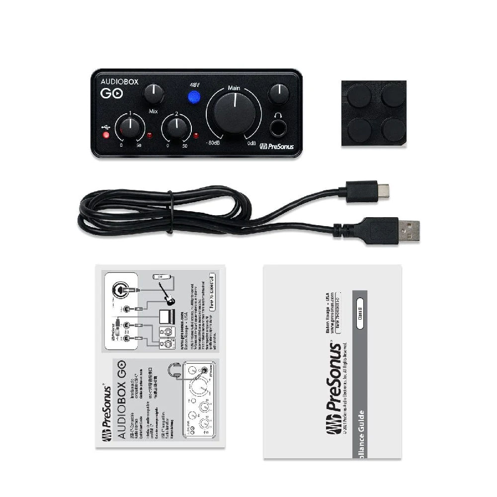 Presonus AudioBox Go Compact 2x2 USB-C Audio Interface - Image 6