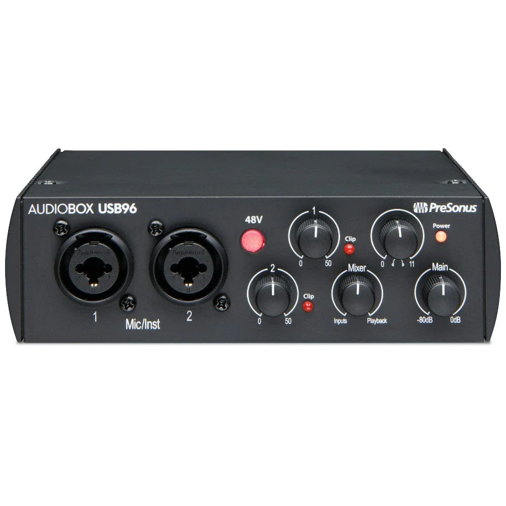 Presonus AudioBox USB96 Recording Audio Interface with Studio One Artist & Premium Bundle Software - Image 10