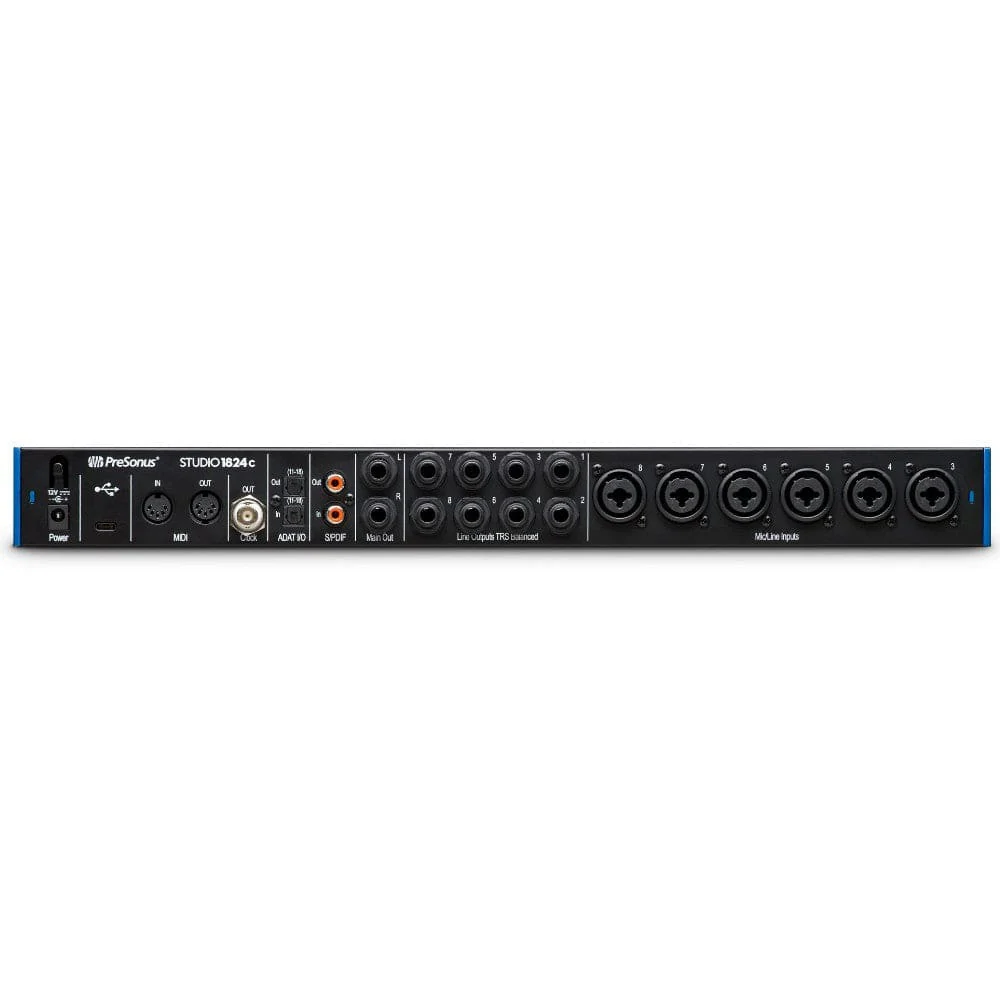 PreSonus Studio 1824 C High Definition Usb-C Audio Interface with Full Version Studio One Artist - Image 2