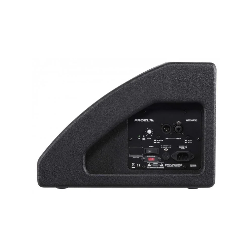 Proel WD10AV2 Active 2 Way Coaxial Stage Monitors Speaker - Image 4