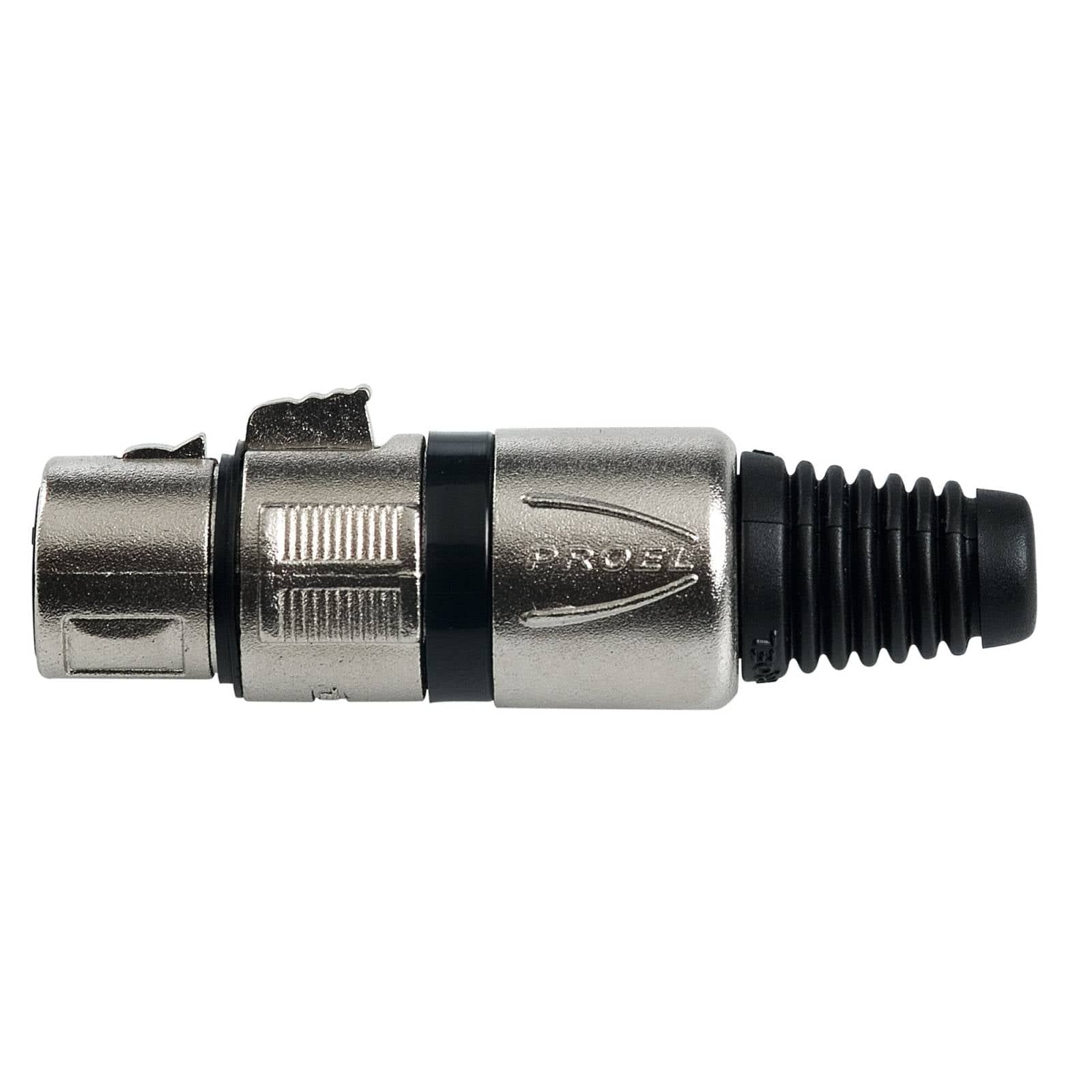 Proel XLR3FVPROBK Professional 3-Pole XLR Cable Mount Female Socket