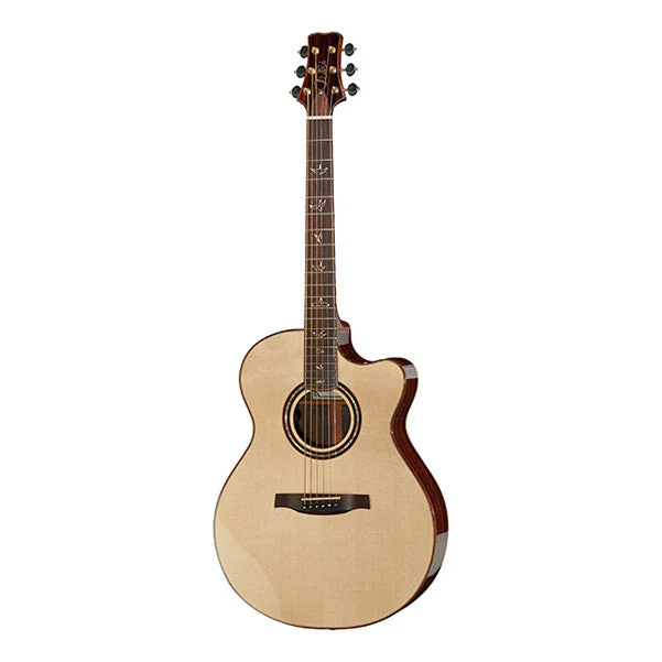 PRS Angelus Custom Piezo Cutaway Electro Acoustic Guitar - Natural