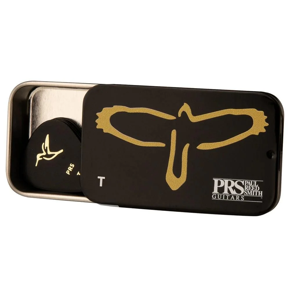 PRS Gold Birds Assorted in Tin Thin Guitar Pick - Box of 12 Pcs - Image 3