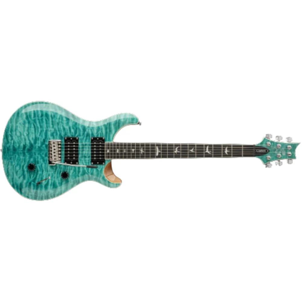 PRS SE Custom 24 Quilt 6 String Electric Guitar - Image 5