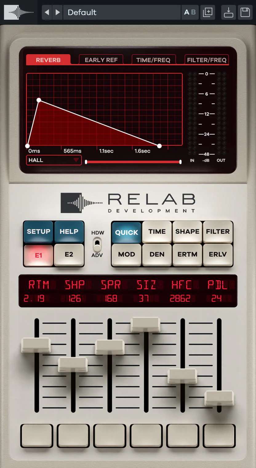 Relab LX480 Dual-Engine Reverb V4 Reverb Plugin