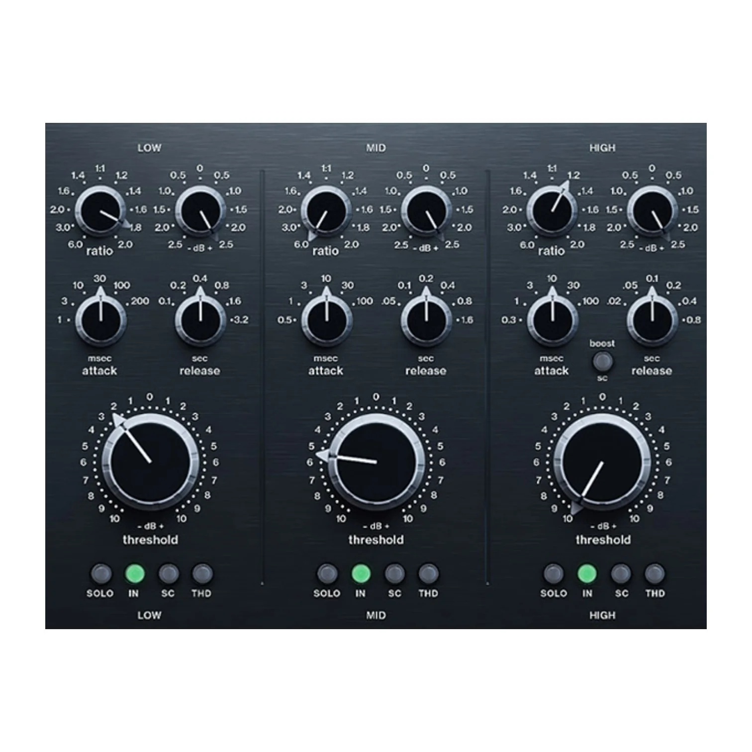 Relab Maselec MLA-4 Triband Compressor Expander – Professional Audio Software & Plugin - Image 3