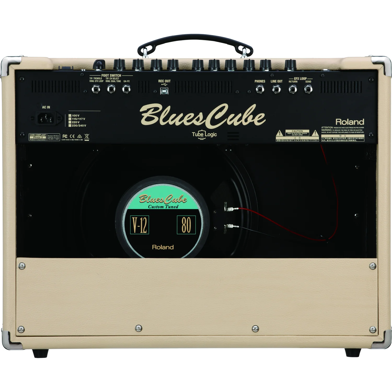 Roland Blues Cube Artist 1 x 12inch 80-Watt Combo Guitar Amplifier - Image 3
