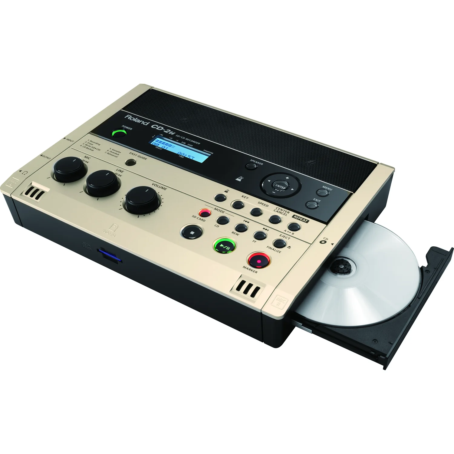 Roland CD-2u SD/CD Portable Field Recorder - Image 2
