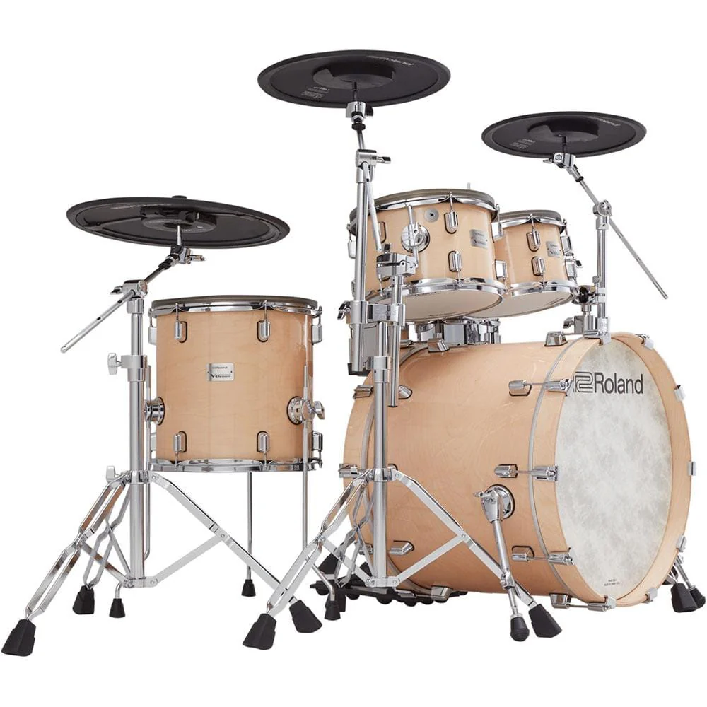 Roland VAD706 V-Drums Acoustic Design Electronic Drum Kit - Gloss Natural - Image 3
