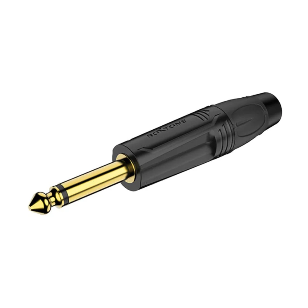 Roxtone RJ2P 6.3mm Mono Plug Male For Audio Cables