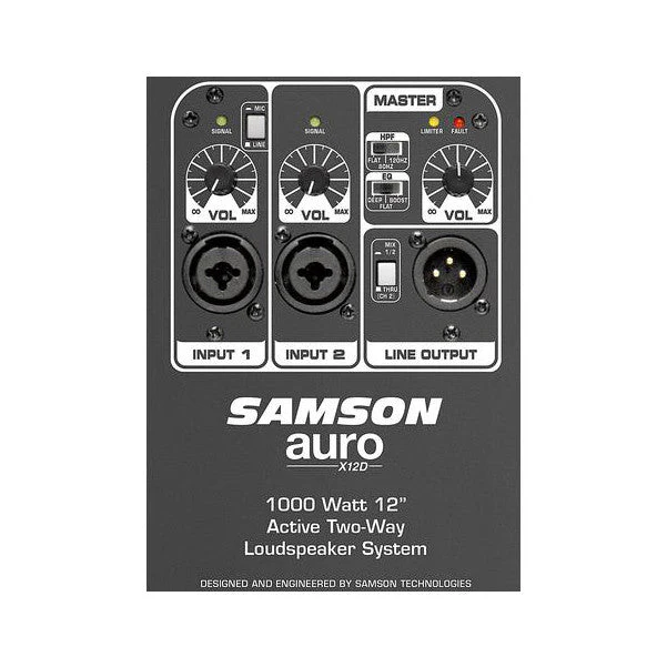 Samson Auro X12D 2-Way Active Loudspeaker - Image 3