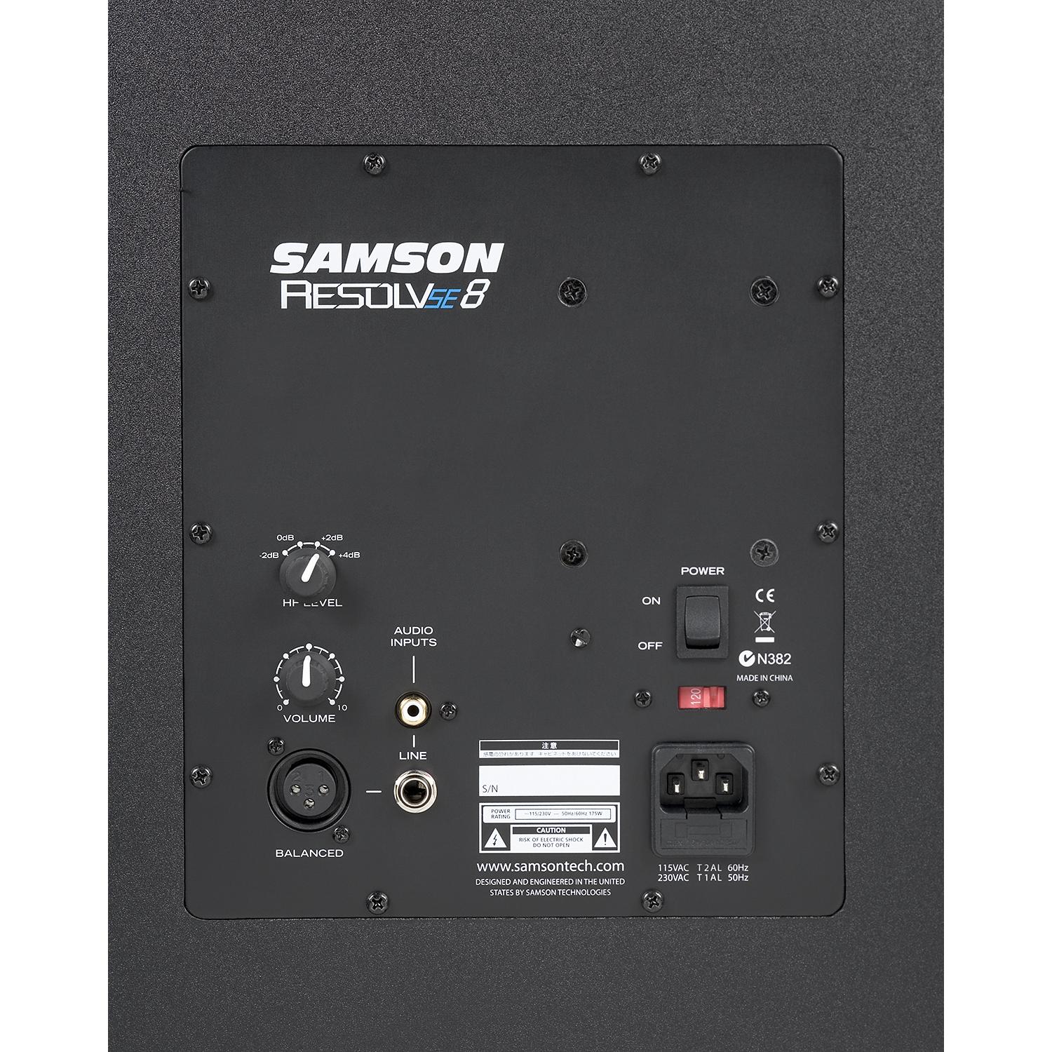 Samson Resolv SE8 2-Way Active Studio Reference Monitor - Single - Image 2