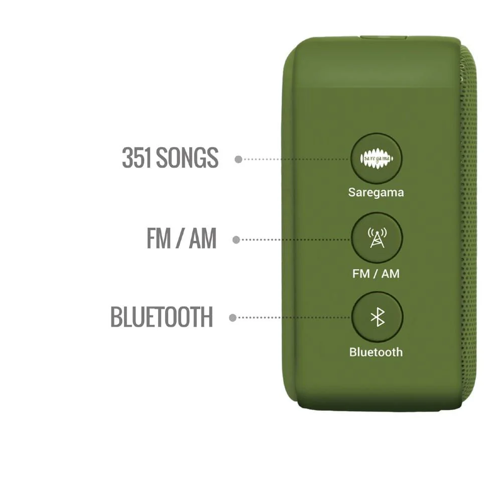 Saregama Carvaan Mini 2.0 Portable Music Player With Bluetooth/FM/AM/AUX - Image 21