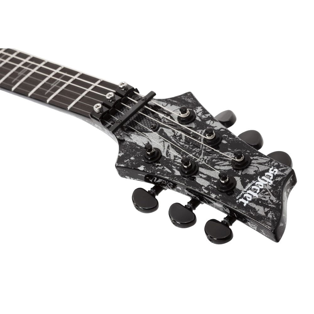 Schecter C-1 FR-S Silver Mountain 6 String Electric Guitar - Image 9