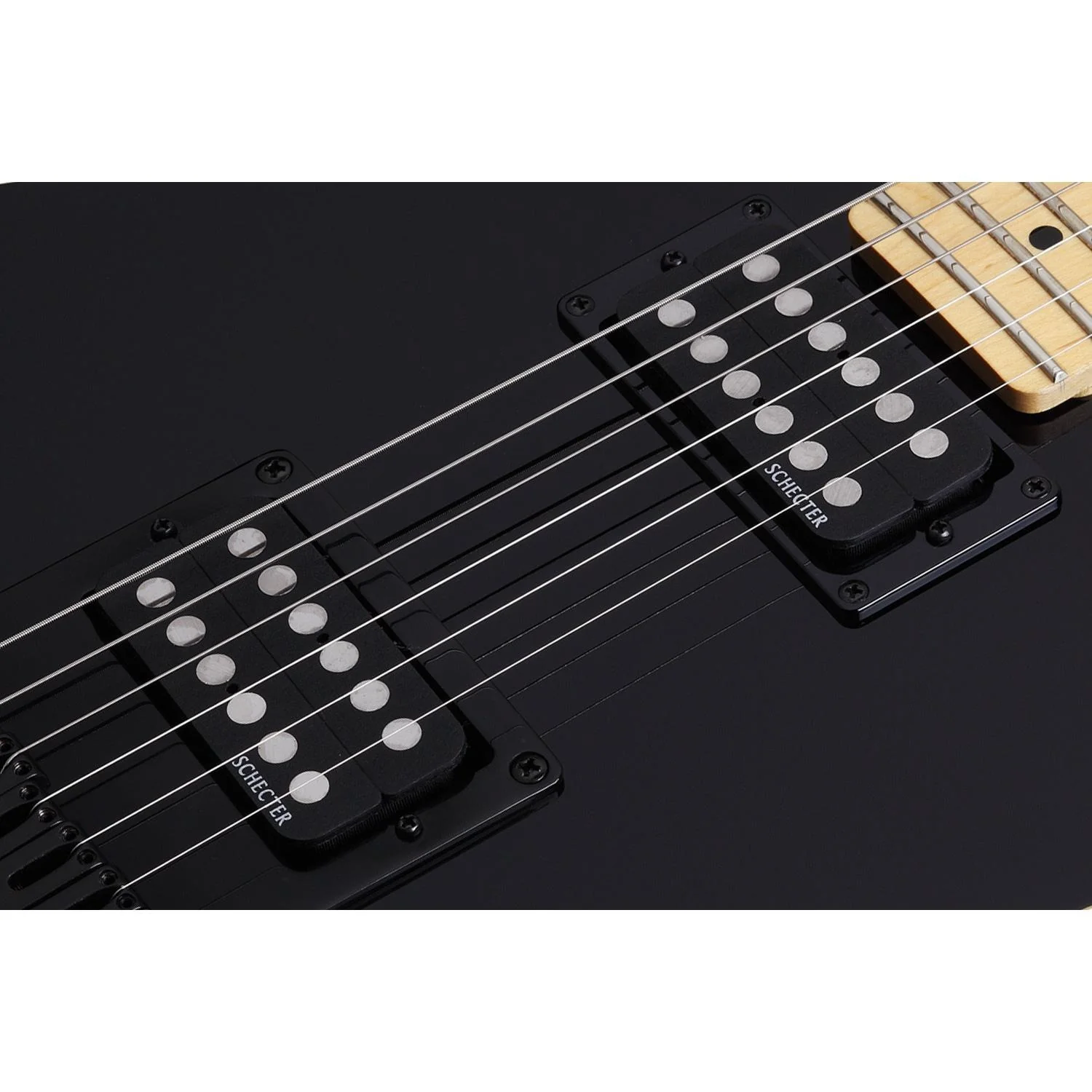 Schecter PT Electric Guitar - Black High Gloss - Image 4