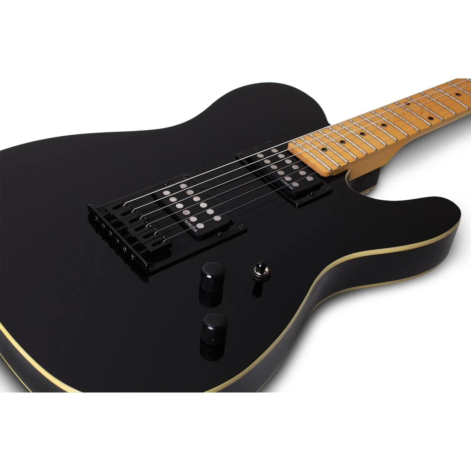 Schecter PT Electric Guitar - Black High Gloss - Image 7