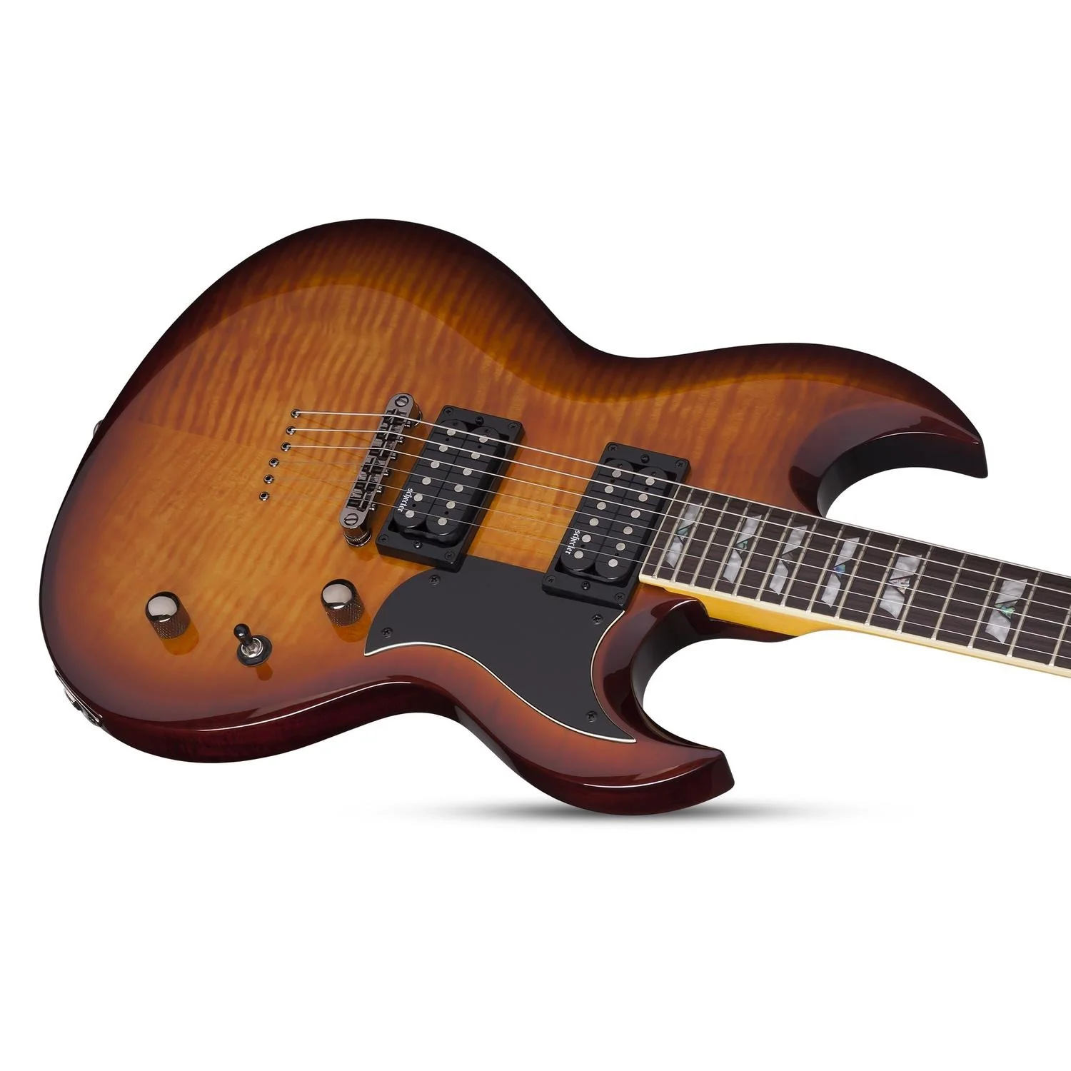 Schecter S-II Omen Extreme Solid Body 6-String Electric Guitar - Image 13