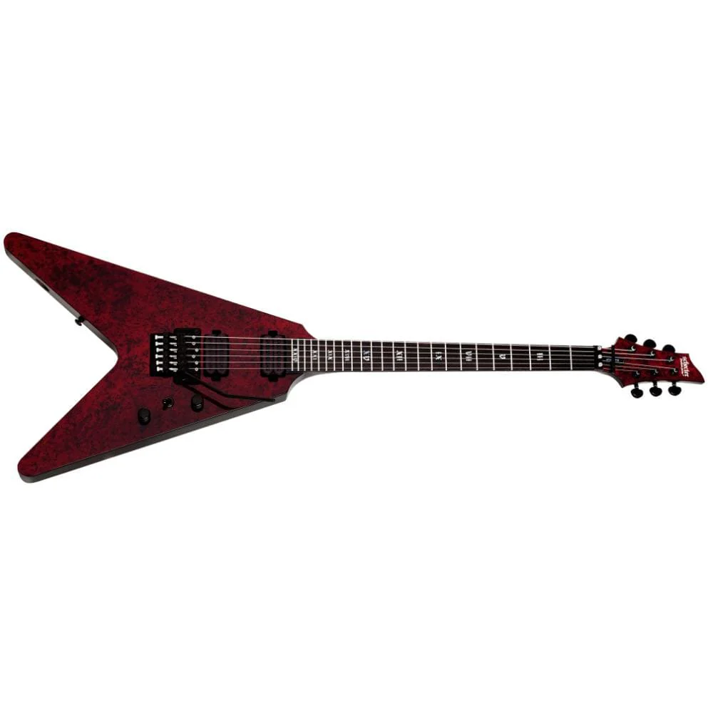Schecter V1 FR Apocalypse 6 String Electric Guitar - Image 2