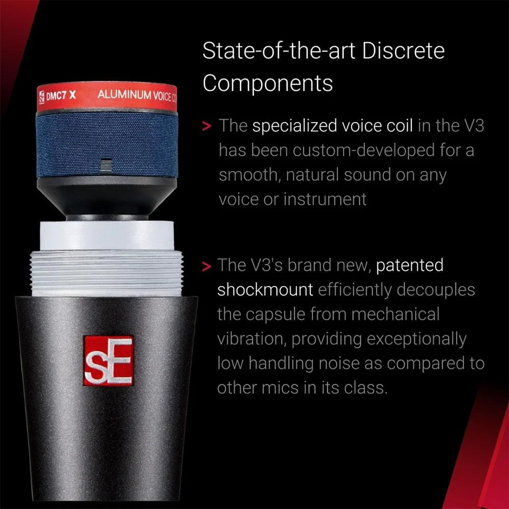 sE Electronics V3 Dynamic Microphone - Image 5