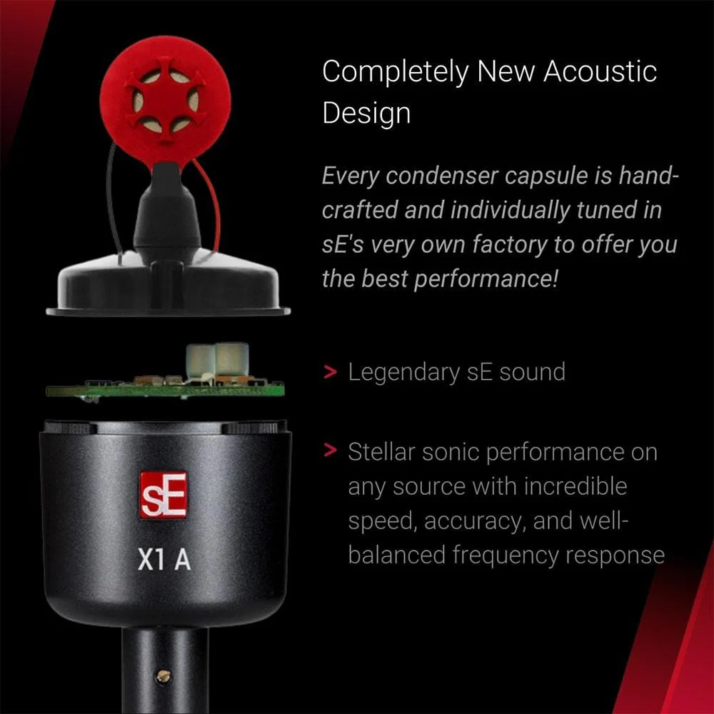 sE Electronics X1A Condenser Microphone - Cardoid - Image 9