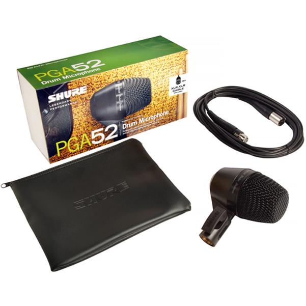 Shure PGA52-XLR Cardioid Dynamic Kick Drum Microphone - Image 2