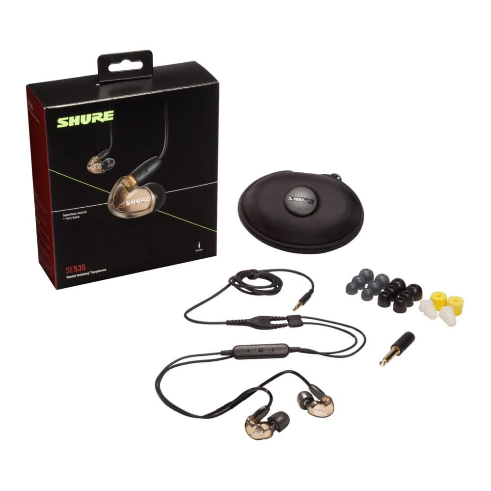 Shure SE535 Sound Isolating Earphones - Bronze