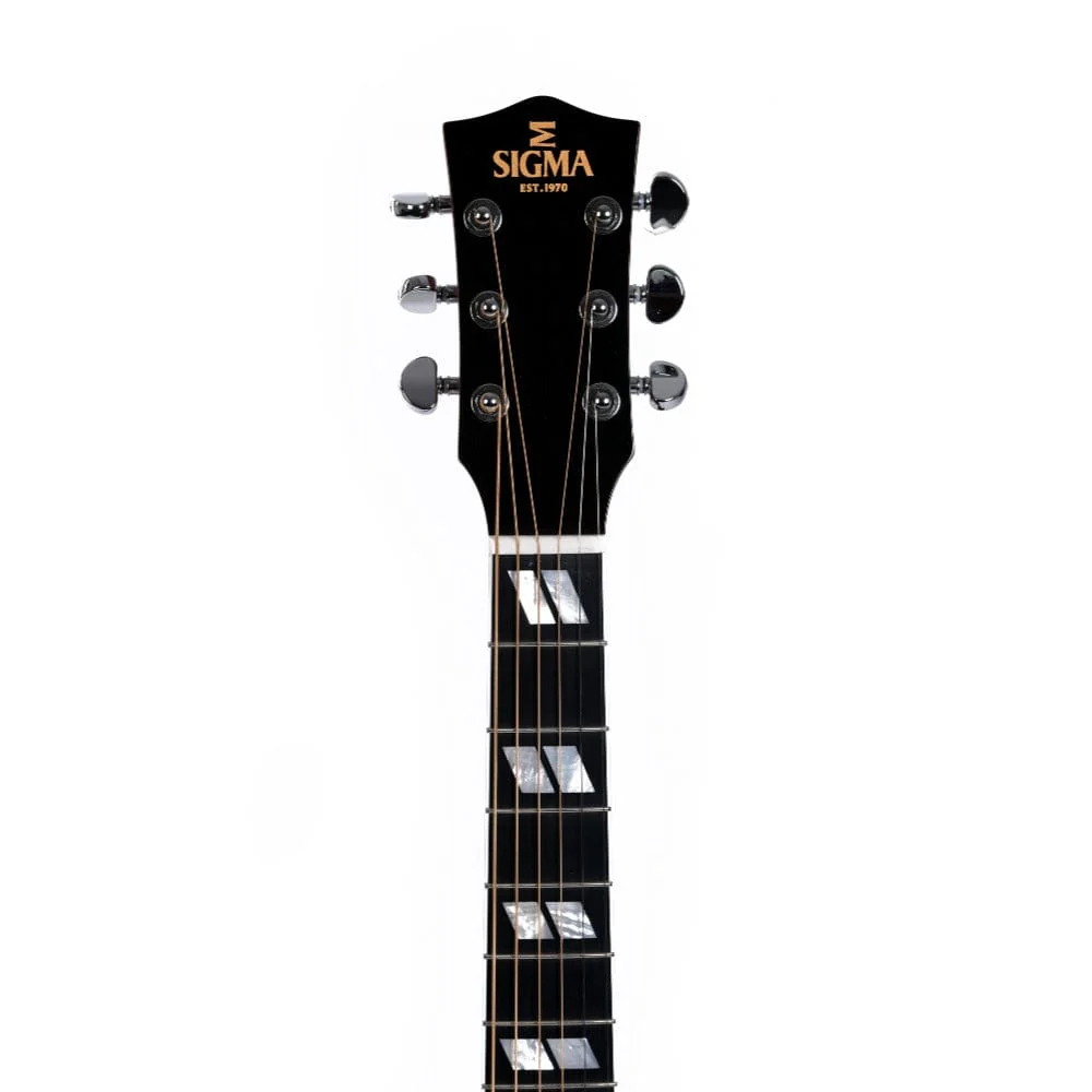 Sigma DM-SG5 Fishman Sonitone Dreadnought Electro Acoustic Guitar - Image 3