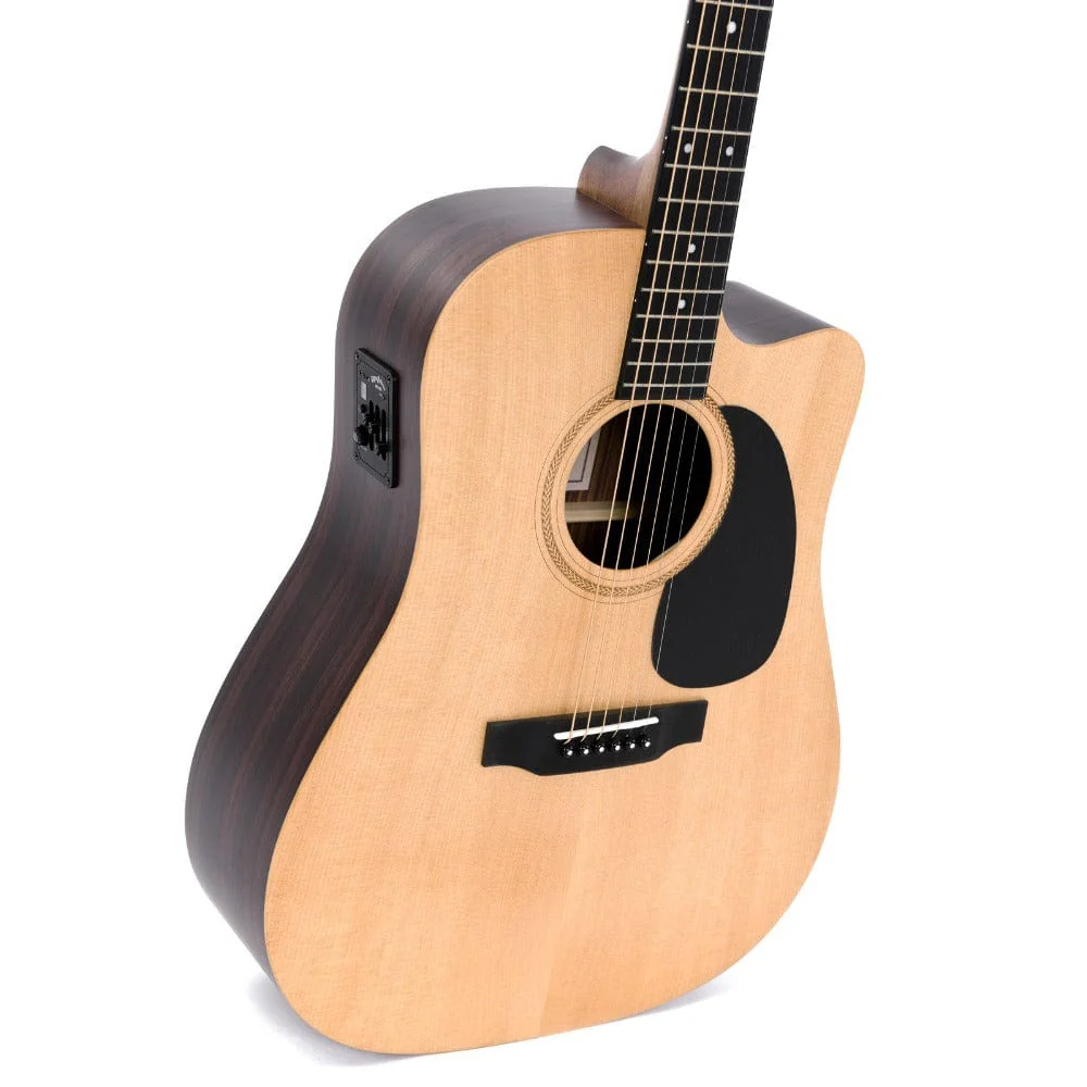 Sigma DTCE 6 String Electro Acoustic Guitar - Image 3
