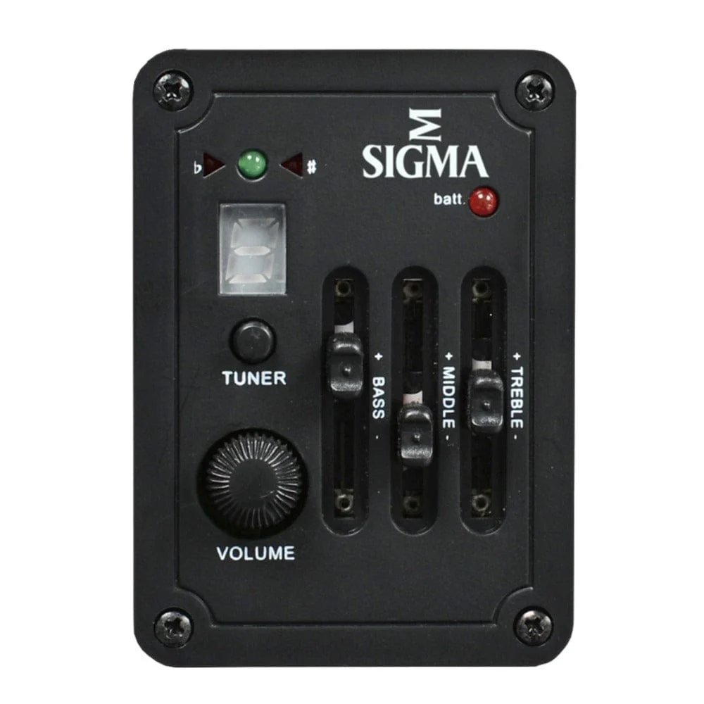 Sigma TM-12E Travel 6 String Electro Acoustic Guitar - Image 4
