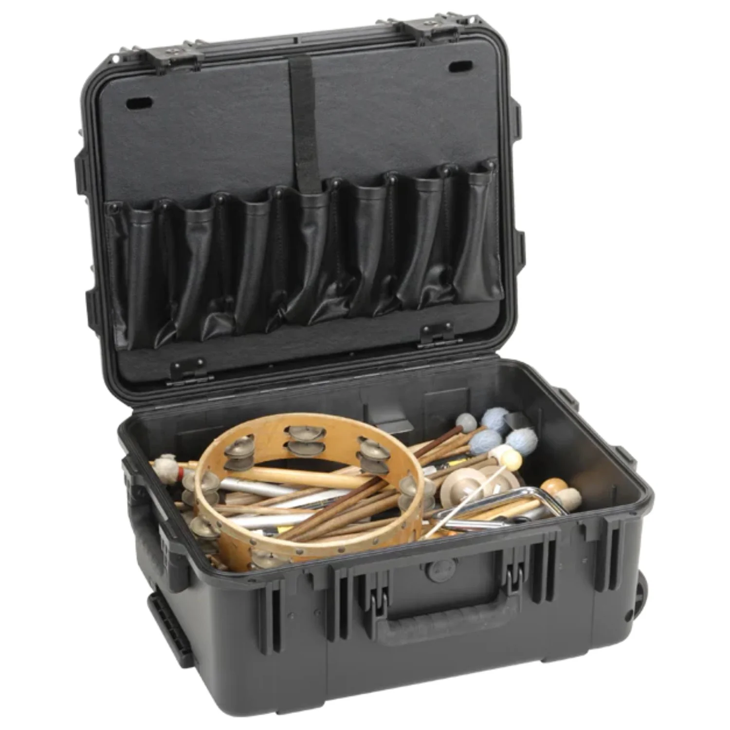 SKB 3I-1914-8B-P Percussion Mallet Case with Mallet Holsters and Trap Table - Image 6