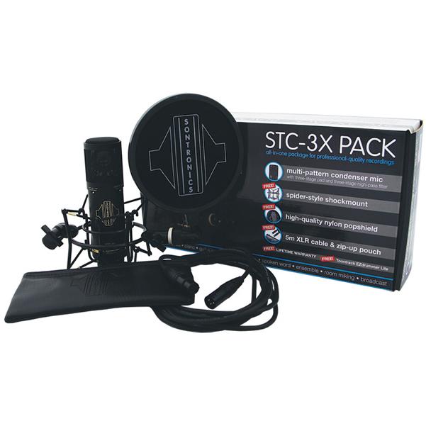 Sontronics STC-3X 3 Pattern Large Diaphragm Condenser Mic Pack