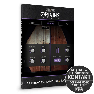 Sonuscore Origins Vol.10: Contrabass Pan & Tan: Contrabass Pan and Tan – Professional Audio Software & Plugin