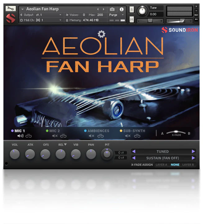 Soundiron Aeolian Fan Harp - Image 2