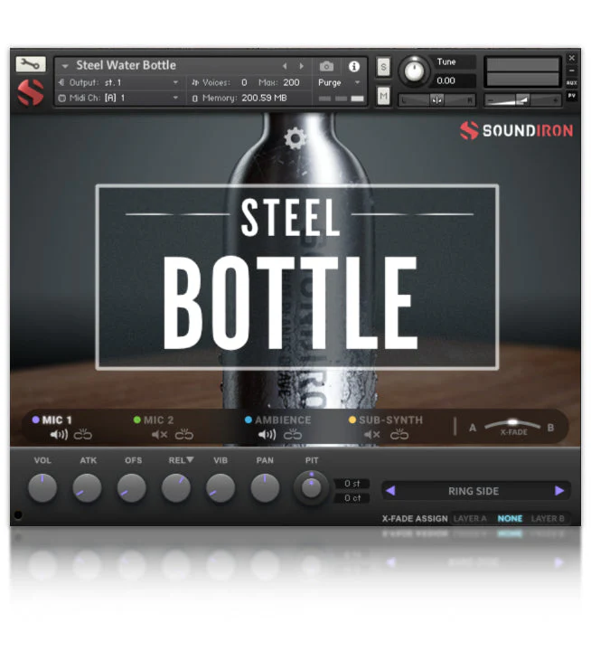 Soundiron Steel Water Bottle - Image 2