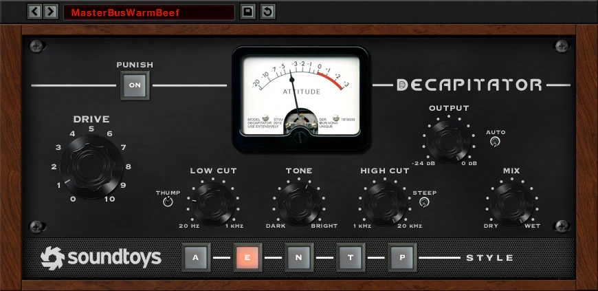 SoundToys Decapitator 5 Effect Plug-In