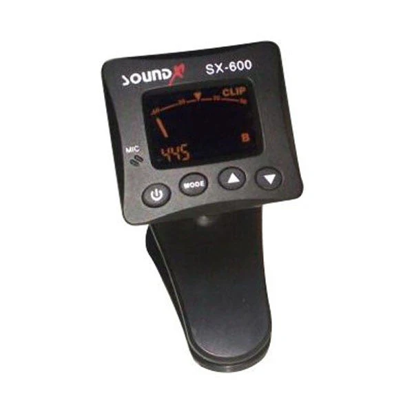 SoundX SX600 Digital Clip Tuner with Backlit Color LCD Display