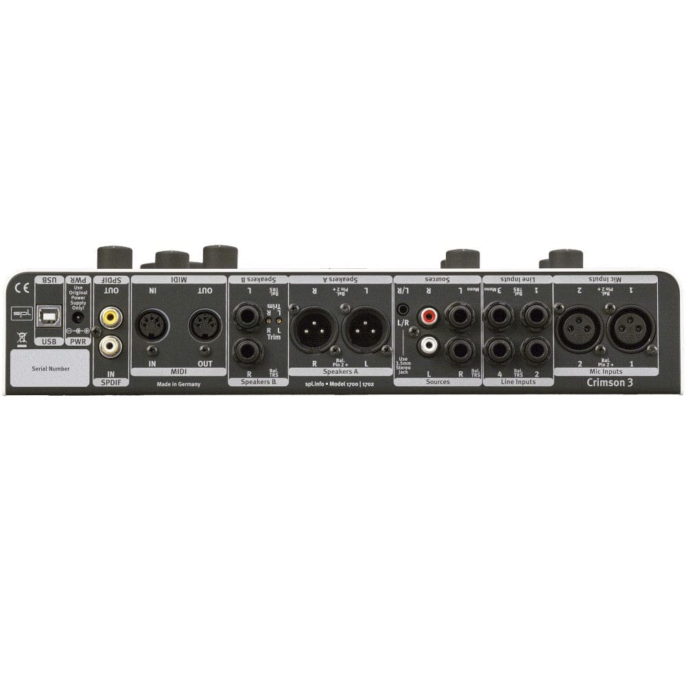 SPL Crimson 3 USB Audio Interface - White - Image 2