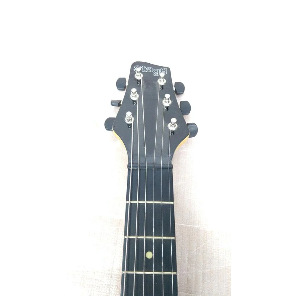 Stagg Junior Electric Guitar With Built In Amplification - Black - Open Box B Stock - Image 3