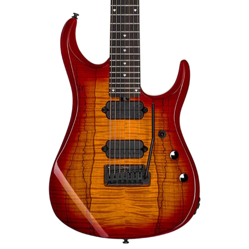 Sterling by Music Man JP150DQM Quilted Maple 7 Strings Electric Guitars with Gigbag - Image 3