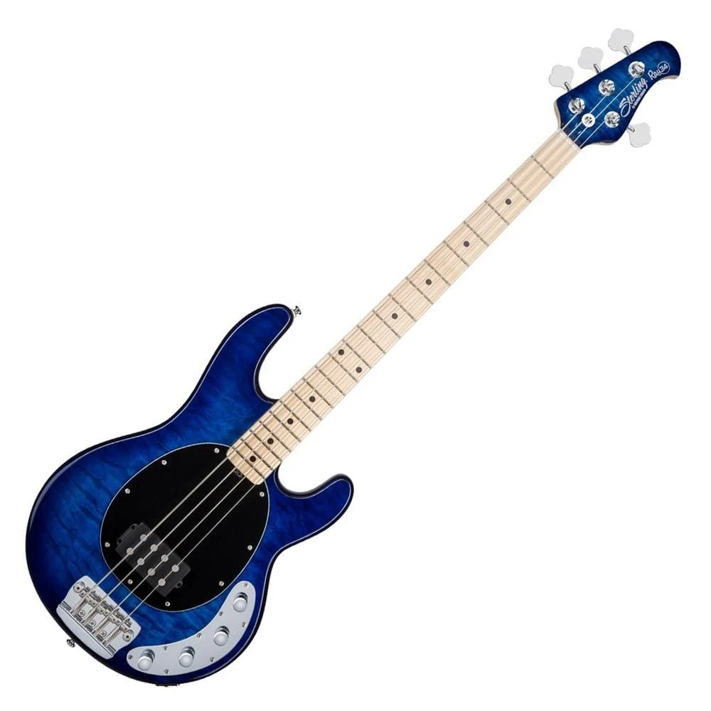 Sterling By Music Man Ray34 QM 4 String Electric Bass Guitar - Image 2