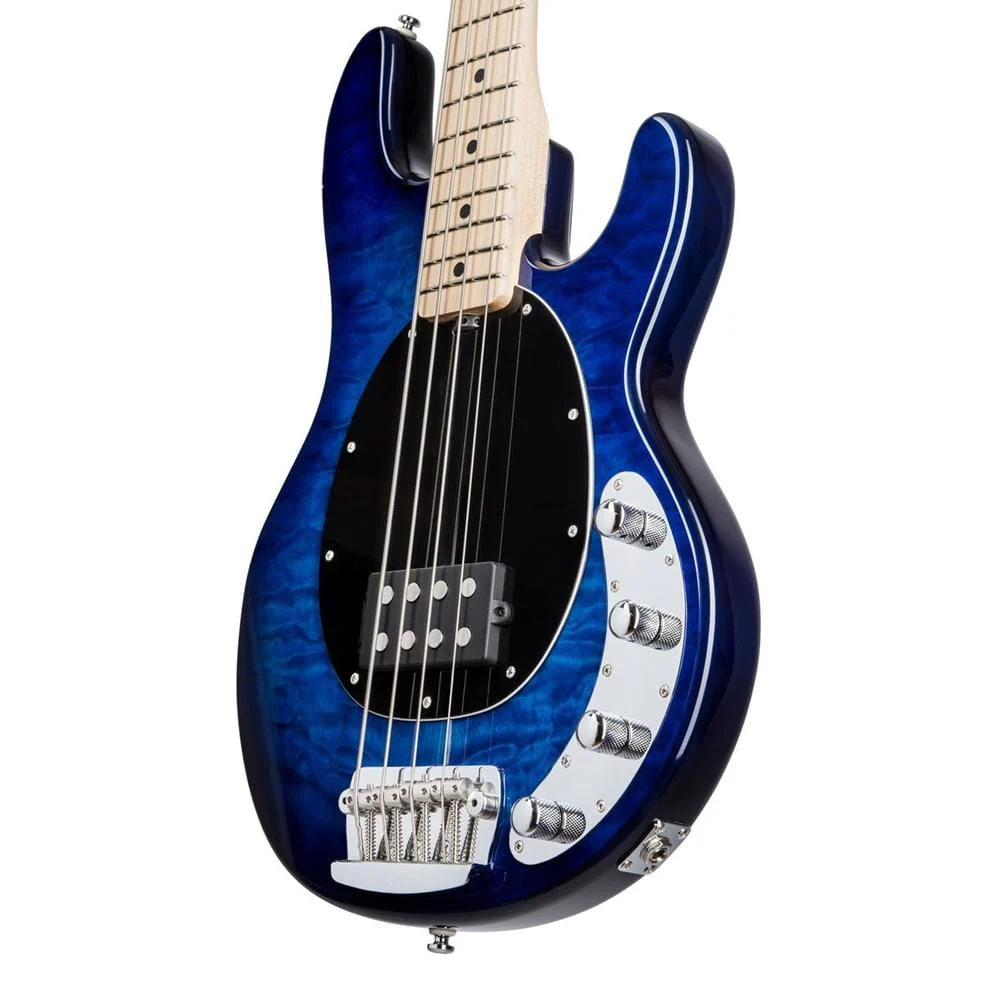 Sterling By Music Man Ray34 QM 4 String Electric Bass Guitar - Image 5